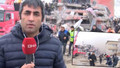 Muhabir 7,6'lık depreme canlı yayında yakalandı