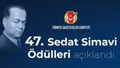 TGC 47. Sedat Simavi Ödülleri açıklandı!