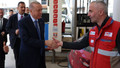 Cumhurbaşkanı Erdoğan akaryakıt istasyonunu ziyaret etti
