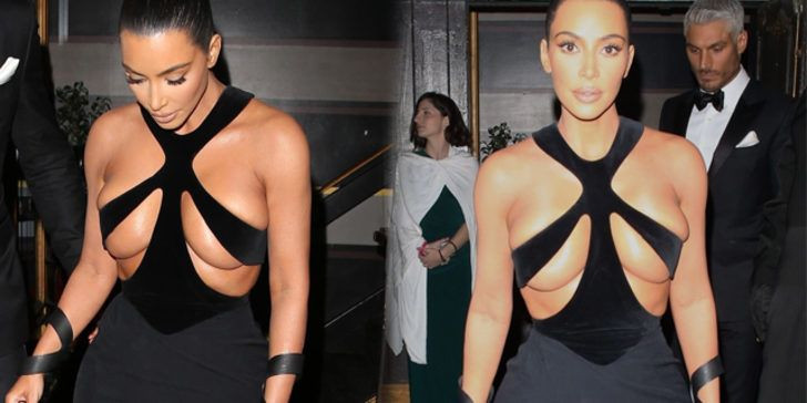 Kim Kardashian'ın göğüs dekoltesi olay oldu! - Sayfa 1