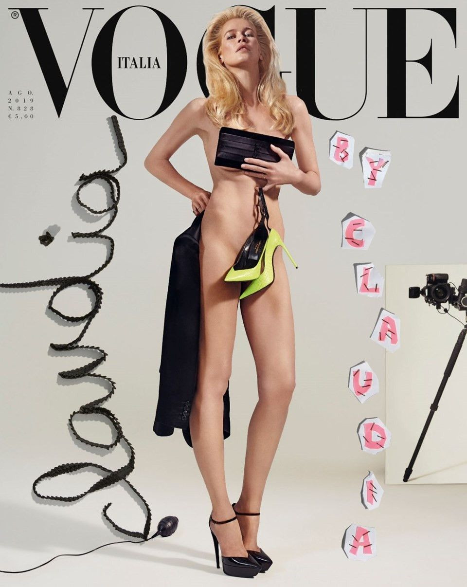 Claudia Schiffer ve Stephanie Seymour Vogue dergisi için soyundu - Sayfa 3