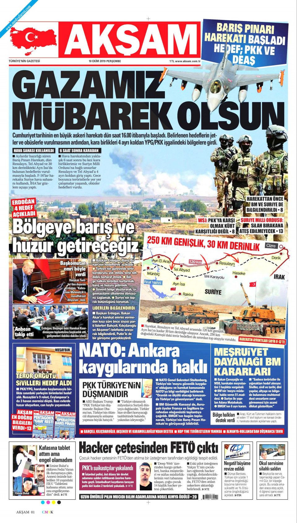 Barış Pınarı Harekatı'nı gazeteler nasıl gördü? - Sayfa 3