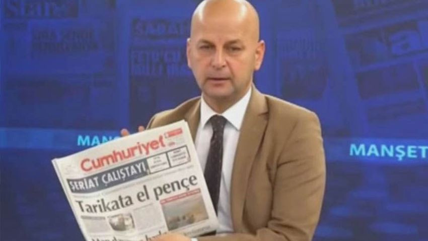Akit TV sunucusu Cumhuriyet'i hedef gösterdi: El bombası atalım