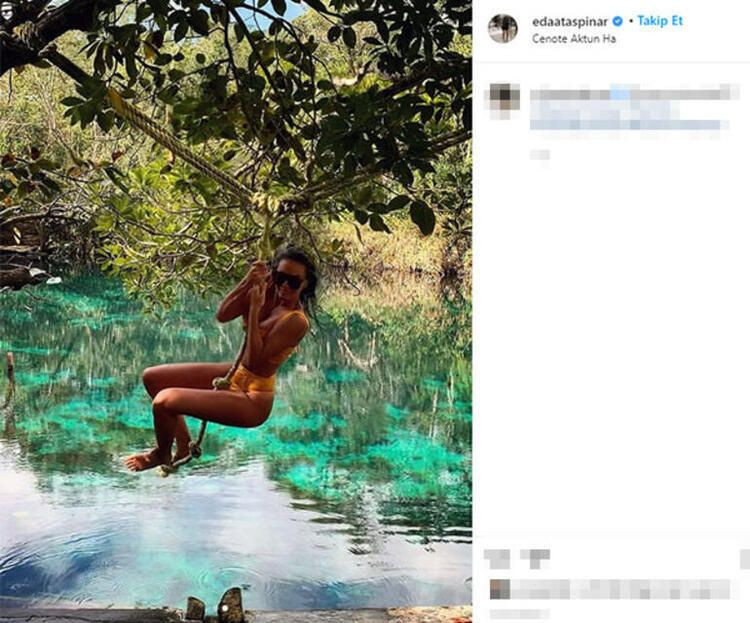 Sosyetik güzel Eda Taşpınar'ın bikinili fotoğrafına beğeni yağdı - Sayfa 4