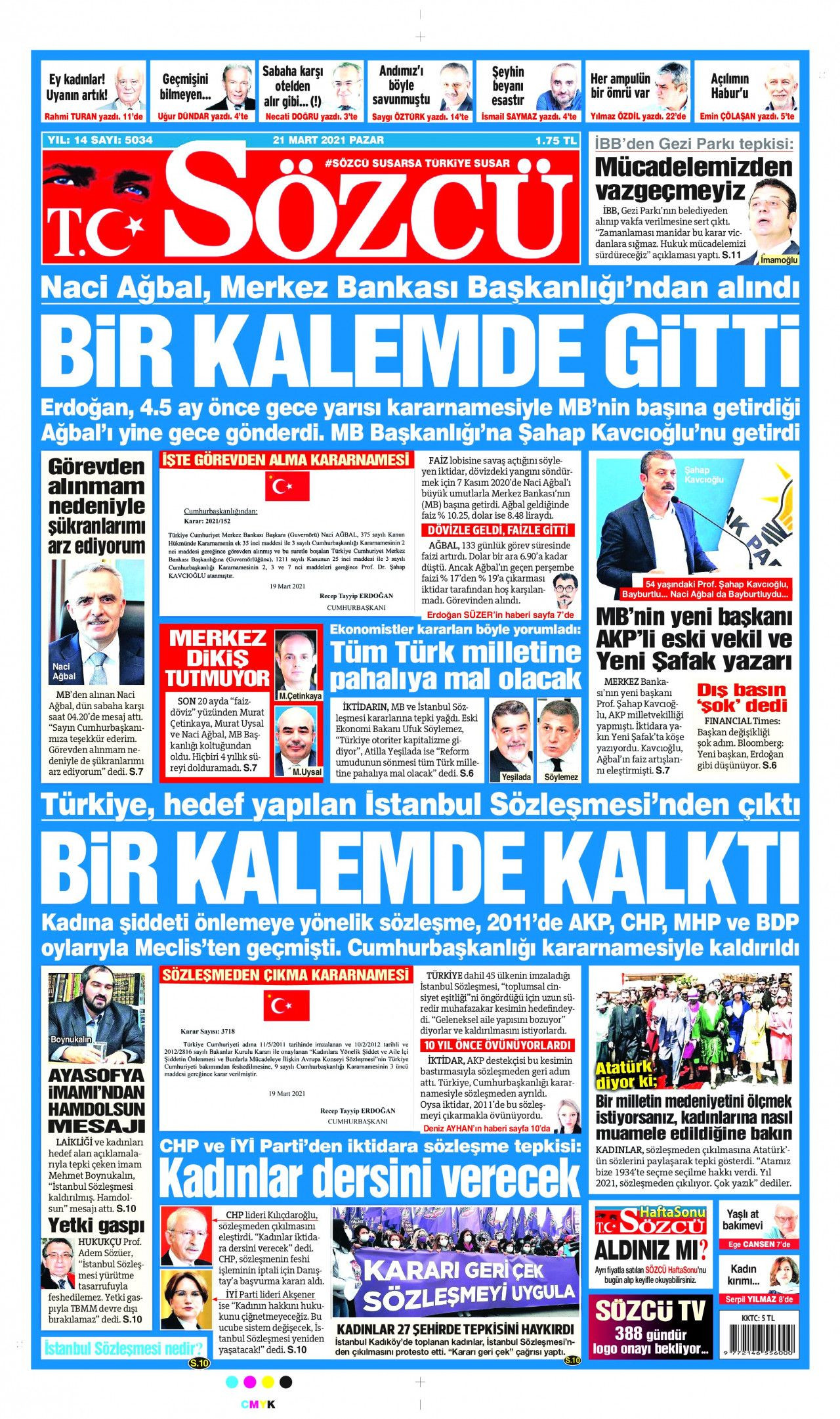 Gazete manşetlerinde İstanbul Sözleşmesi feshi! Kim ne yazdı? - Sayfa 3