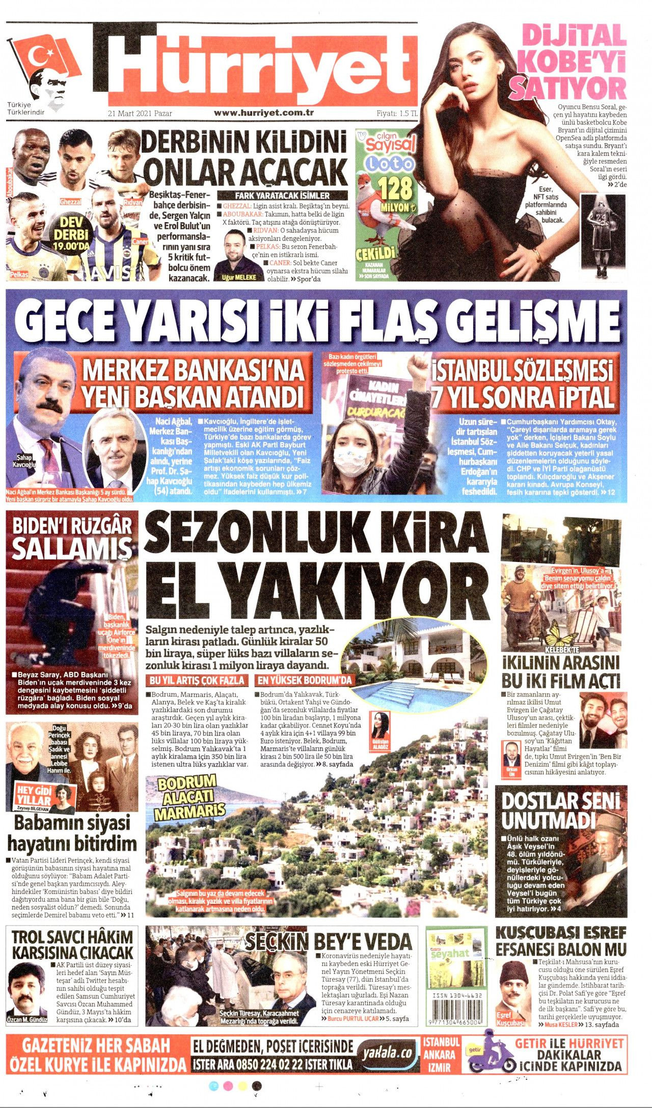Gazete manşetlerinde İstanbul Sözleşmesi feshi! Kim ne yazdı? - Sayfa 1