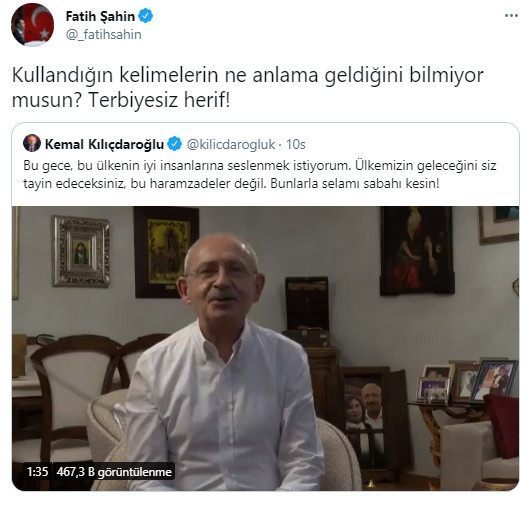 AK Parti Genel Sekreteri Şahin’den CHP lideri Kılıçdaroğlu’na tepki: ‘Terbiyesiz herif…’