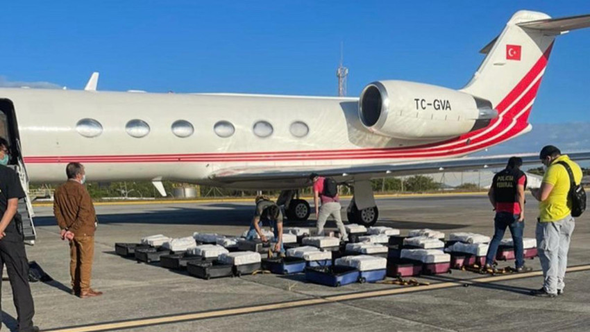 Brezilya’da Türk uçağına operasyon! Bin 305 kilogram kokain bulundu…