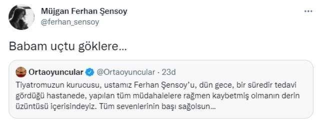 Ferhan Şensoy'un ölümü tüm Türkiye'yi yasa boğdu! Ünlü isimlerden art arda taziye mesajı geldi - Sayfa 3