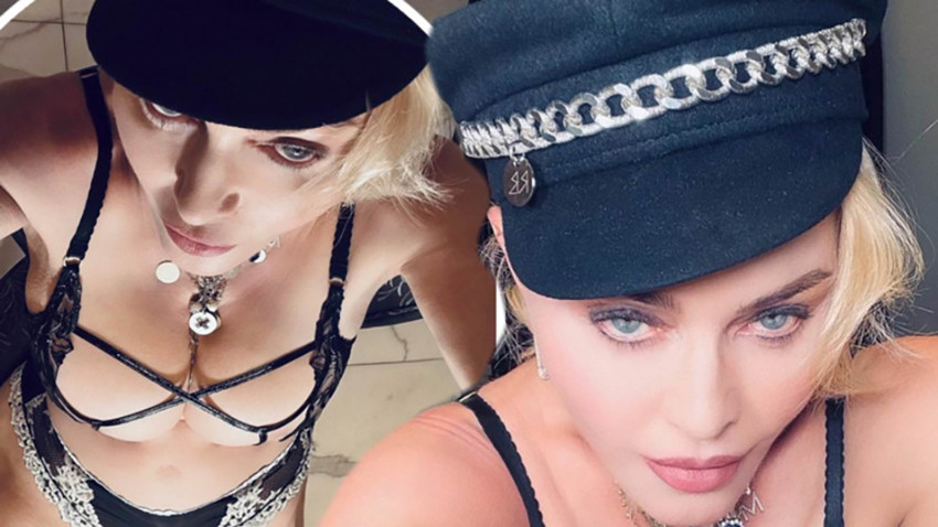 63 yaşındaki Madonna ortalığı salladı! Çıplak pozları gündeme bomba gibi düştü
