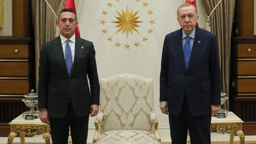 Cumhurbaşkanı Erdoğan, Fenerbahçe Spor Kulübü Başkanı Ali Koç ile görüştü