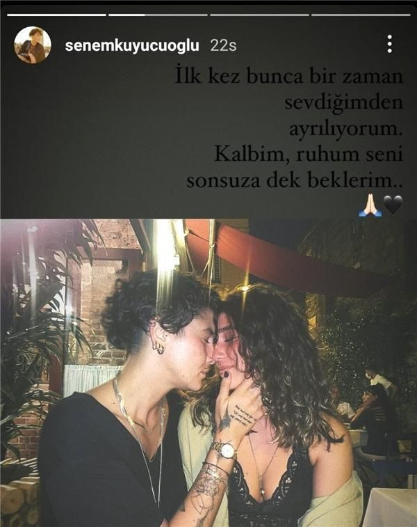 Eski Türkiye güzeli Senem Kuyucuoğlu kız arkadaşıyla dudak dudağa videosunu paylaştı! - Sayfa 4