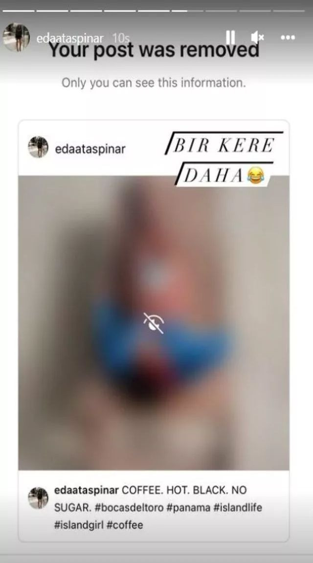 Eda Taşpınar'a Instagram 'dur' dedi! Pornografik bulunup kaldırıldı - Sayfa 4