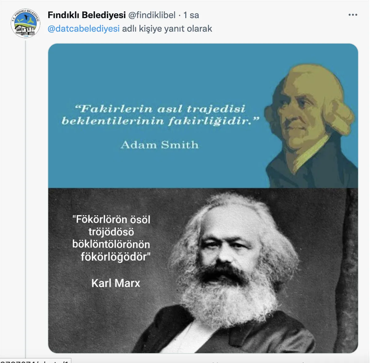 Datça Belediyesi, Karl Marx diye Suavi'yi paylaştı - Sayfa 17