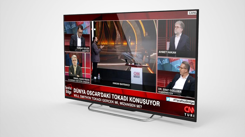 CNN Türk'te hayrete düşüren yayın: Tarafsız Bölge'de Oscar'daki tokadı konuştular