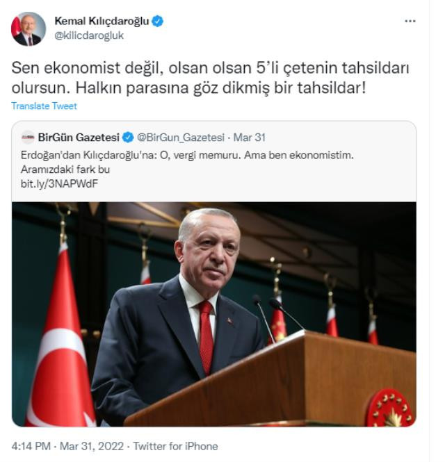 Erdoğan'dan Kılıçdaroğlu'na 1 Milyon TL'lik Beşli Çete Davası! - Resim: 1