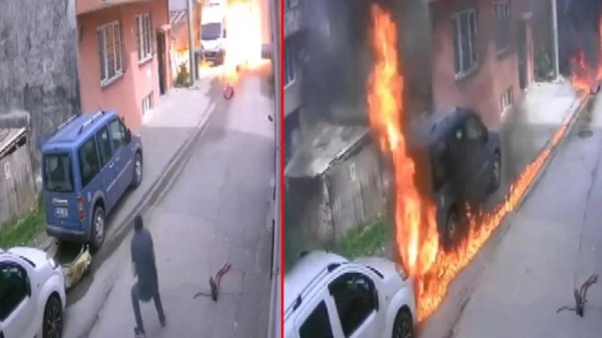 Bursa'da tek motorlu uçağın mahalleye düştüğü anların görüntüsü ortaya çıktı