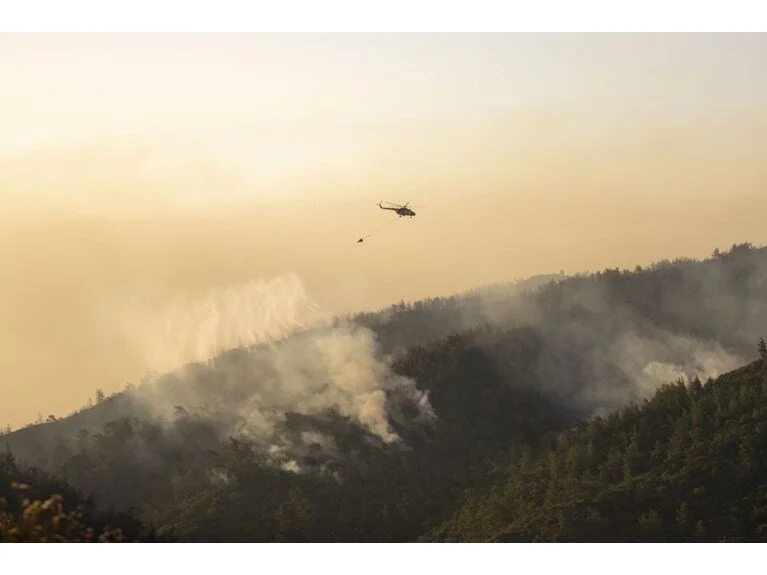 Marmaris'te orman yangını: Alevlerle mücadelede 2. gün - Sayfa 2