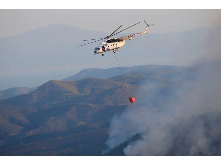 Marmaris'te orman yangını: Alevlerle mücadelede 2. gün - Sayfa 3
