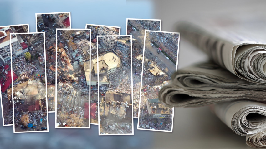 Büyük depremin acısını gazeteler böyle gördü! Yüzyılın felaketi manşetlere de yansıdı…