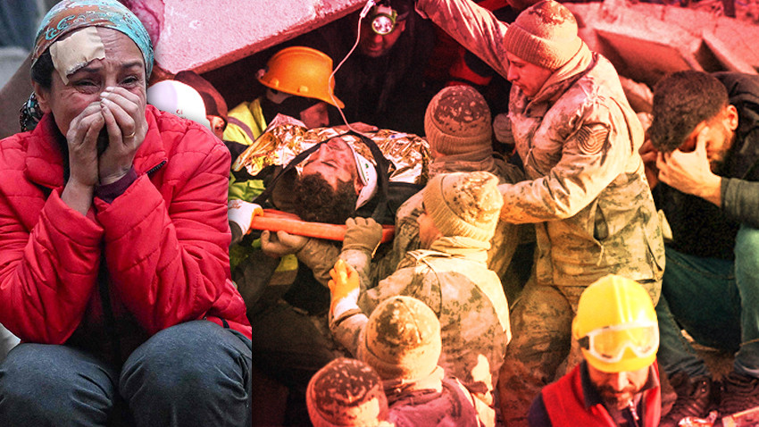 Kahramanmaraş merkezli deprem faciasında 6. gün! Can kaybı 24 bini aştı…
