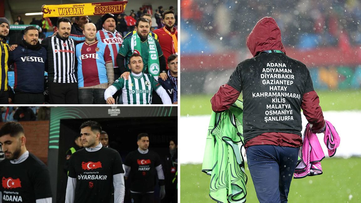 Trabzonspor - Basel maçında tribünlerden birlik ve dayanışma mesajı - Sayfa 2