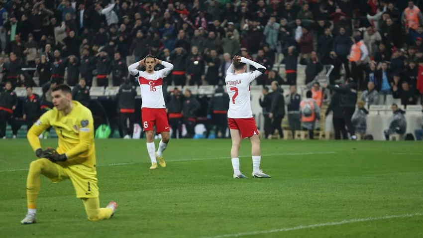 A Milli Futbol Takımımız, Hırvatistan'a 2-0'lık skorla kaybetti