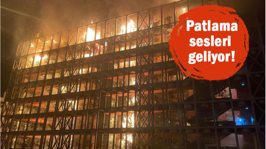 İzmir'de 4 bloklu sitede büyük yangın! Alevler 8 katı sardı