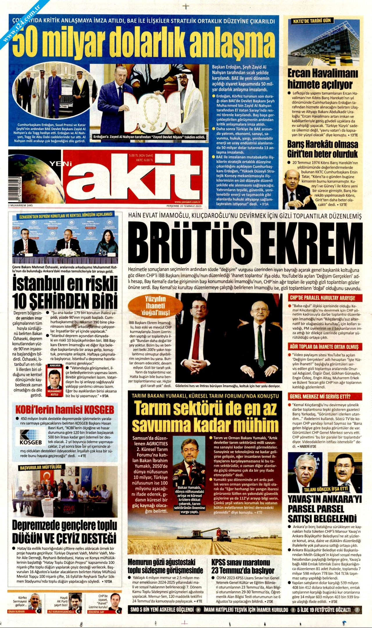 Gazeteler, CHP’lilerin sızdırılan toplantısını manşetlerinde nasıl gördü? - Sayfa 3
