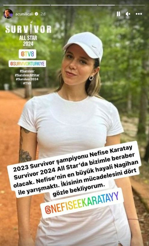 Survivor 2024 All Star'ın 10. yarışmacısı Nefise Karatay oldu! "Hayali Nagihan ile yarışmaktı" - Sayfa 3