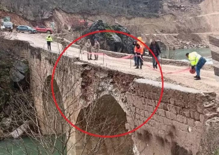 Diyarbakır'da dinamit skandalı: Tarihi köprü zarar gördü - Sayfa 1