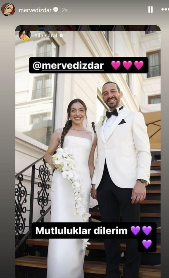 Ünlü oyuncu Merve Dizdar ile Cihan Ayger evlendi! İşte nikahtan ilk kareler - Sayfa 2