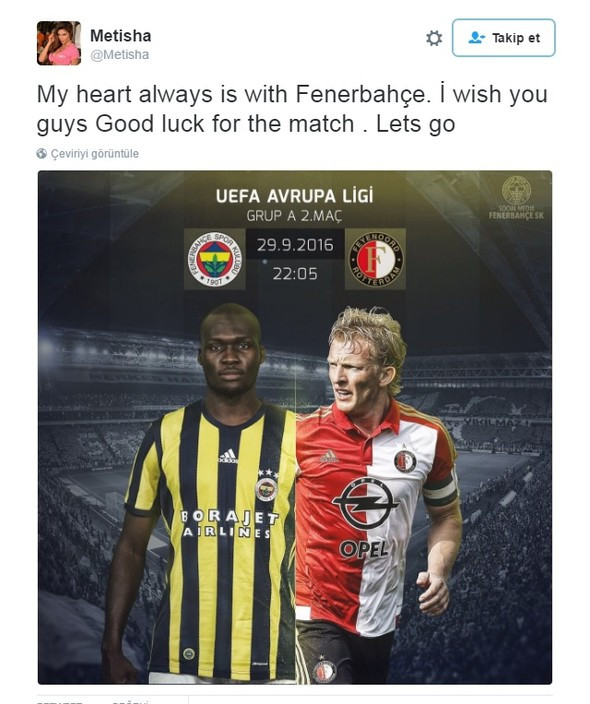 Güzel sunucunun Fenerbahçe tweeti sosyal medyayı salladı! - Sayfa 3