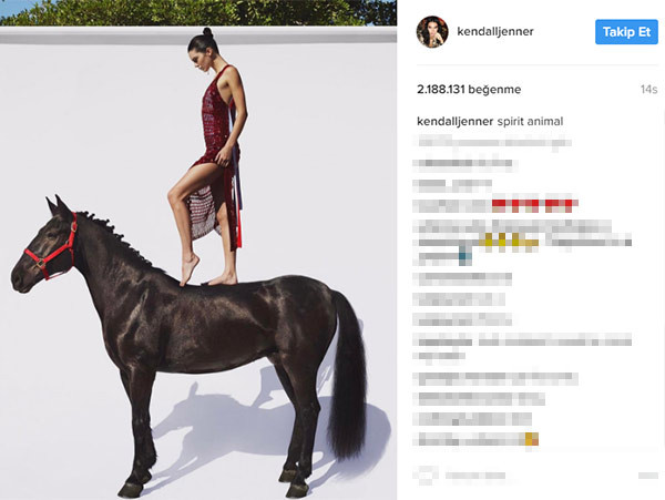 Kendall Jenner'dan rekor kıran poz - Sayfa 3