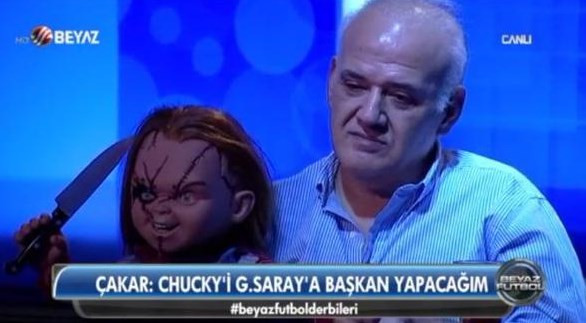 Ahmet Çakar programa Chucky ile çıktı, sosyal medya sallandı! - Sayfa 2