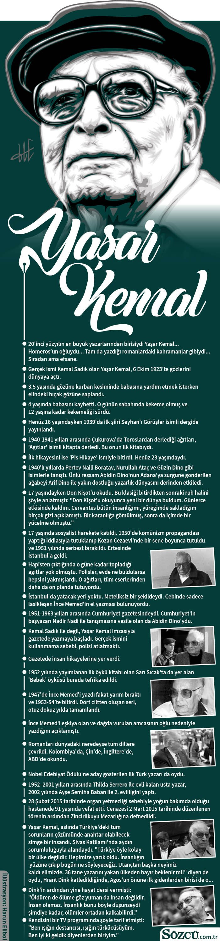 Yaşar Kemal 95 yaşında... - Sayfa 1